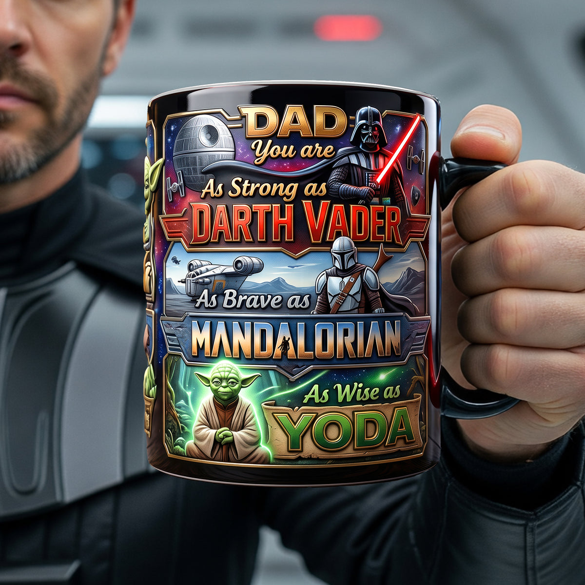 Cosmic Dad Magic Coffee Mug - Personalized Gifts For Dad 03paqn080526-Homacus