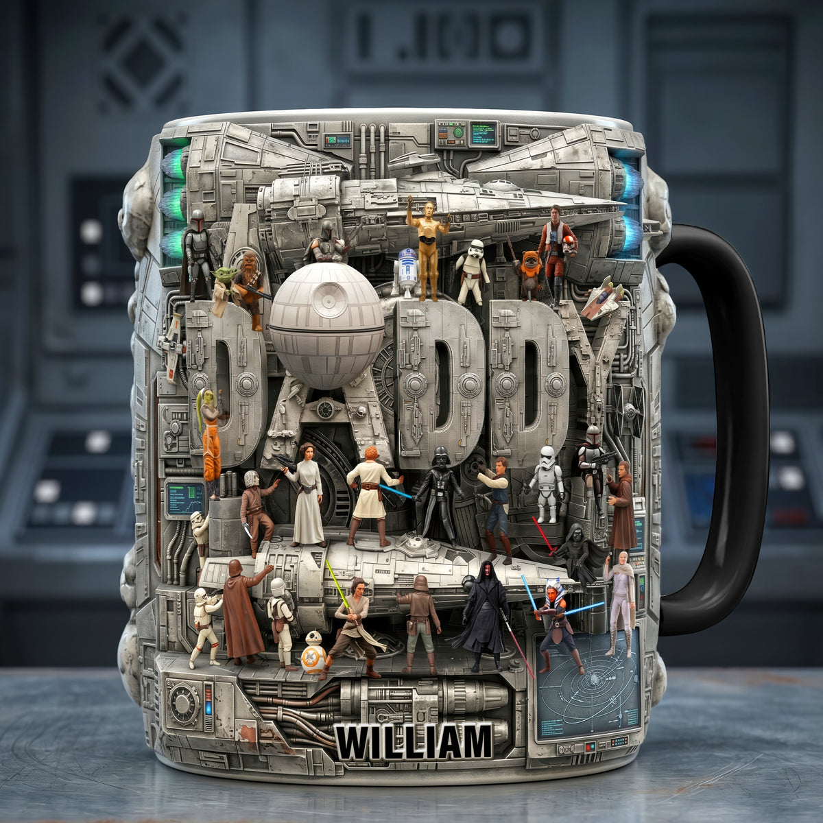 Dad Stand Out Of This World Magic Mug - Personalized Gifts For Dad 05QHQN070526-Homacus