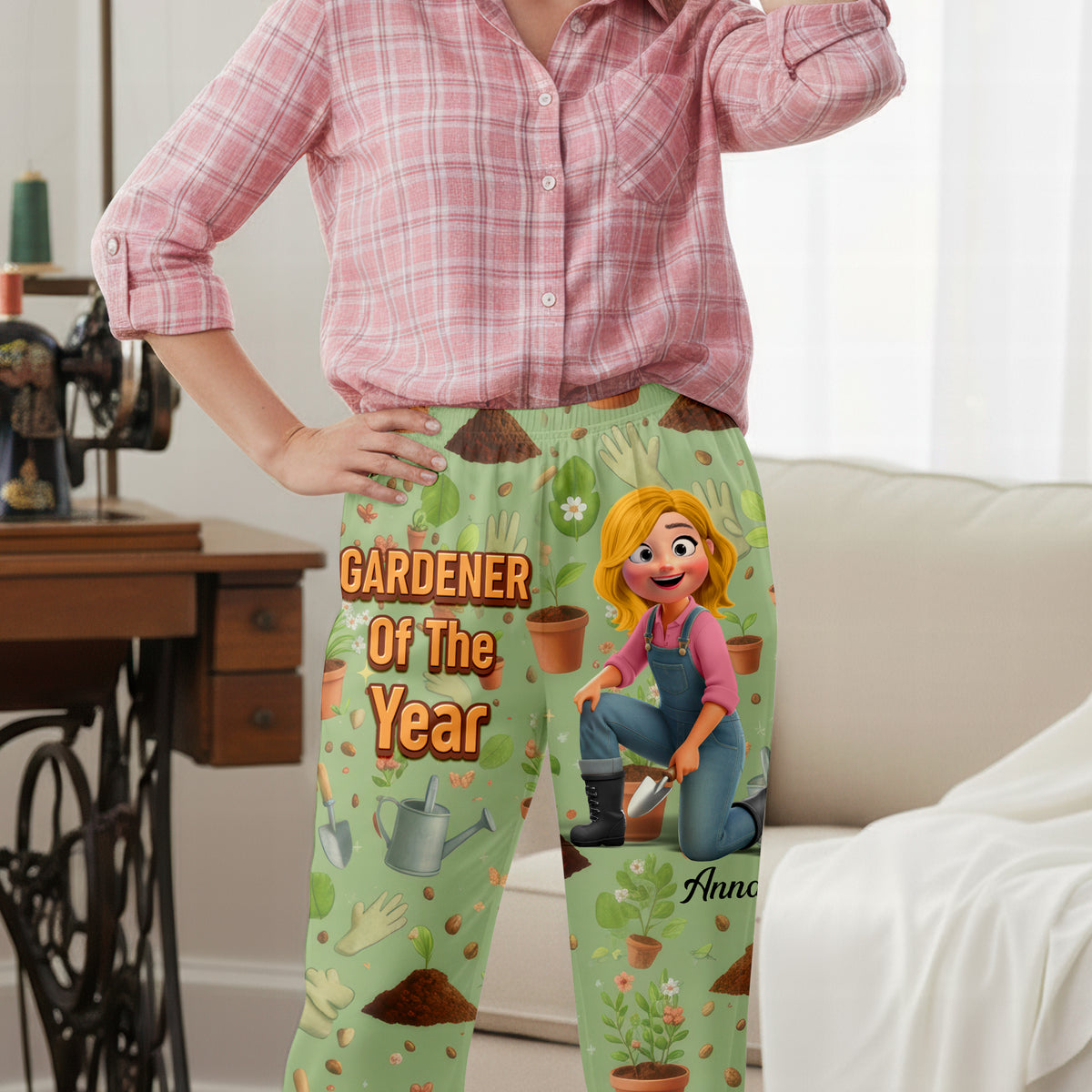 Garden Girl Pajama Pants - Personalized Gifts For Gardeners 05naqn130126-Homacus