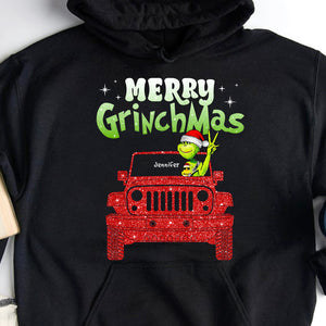 Personalized Gifts For Off-road Lovers, Glitter Shirt Grumpy Jolly Driver 02QHQN160924-Homacus