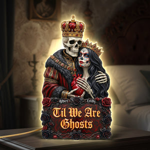 Gothic Skeleton Couple Acrylic Light Box – Personalized Gifts For Couple 04huqn091225-Homacus