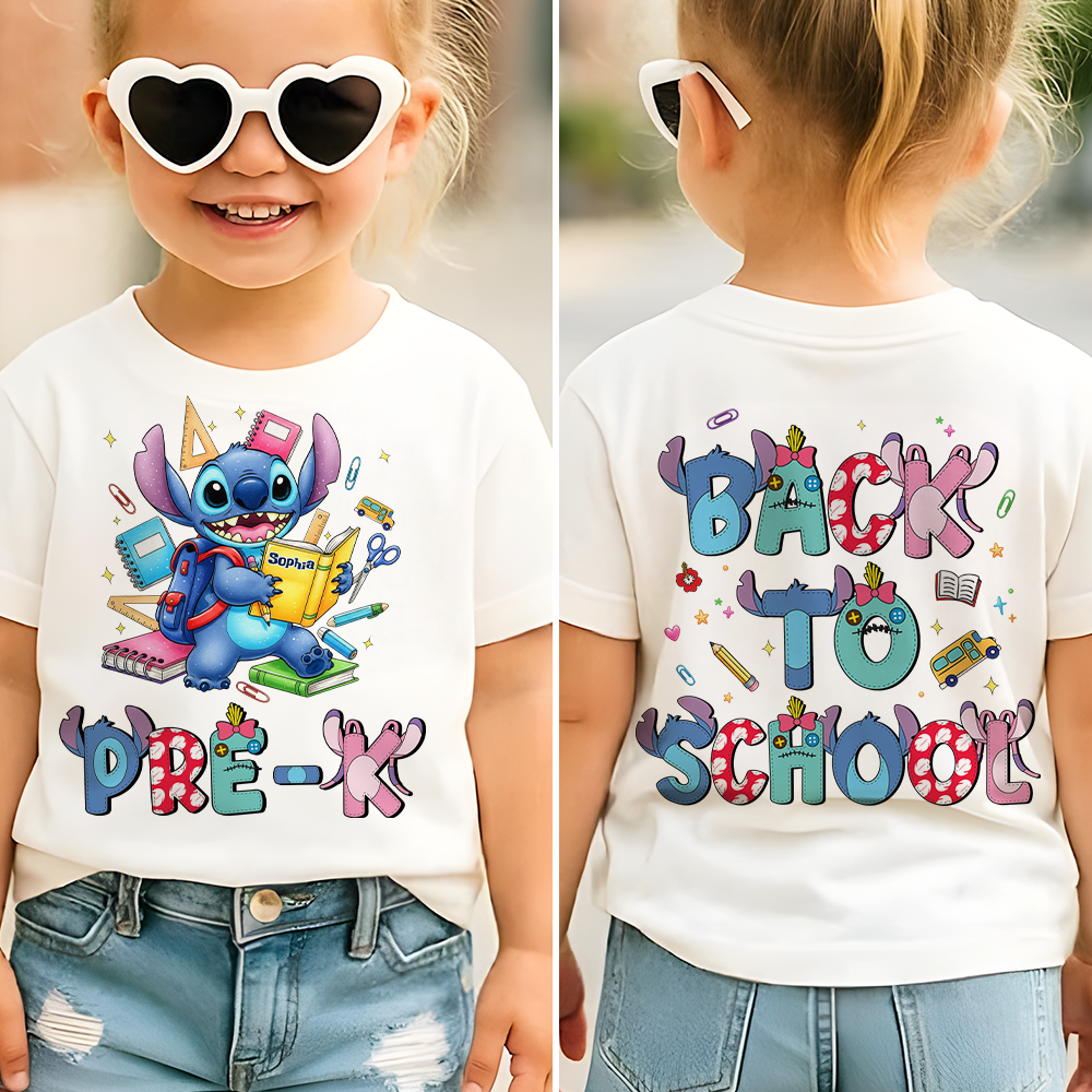 Cute Alien Back To School - Personalized Gifts For Kid 04hupu160625-Homacus