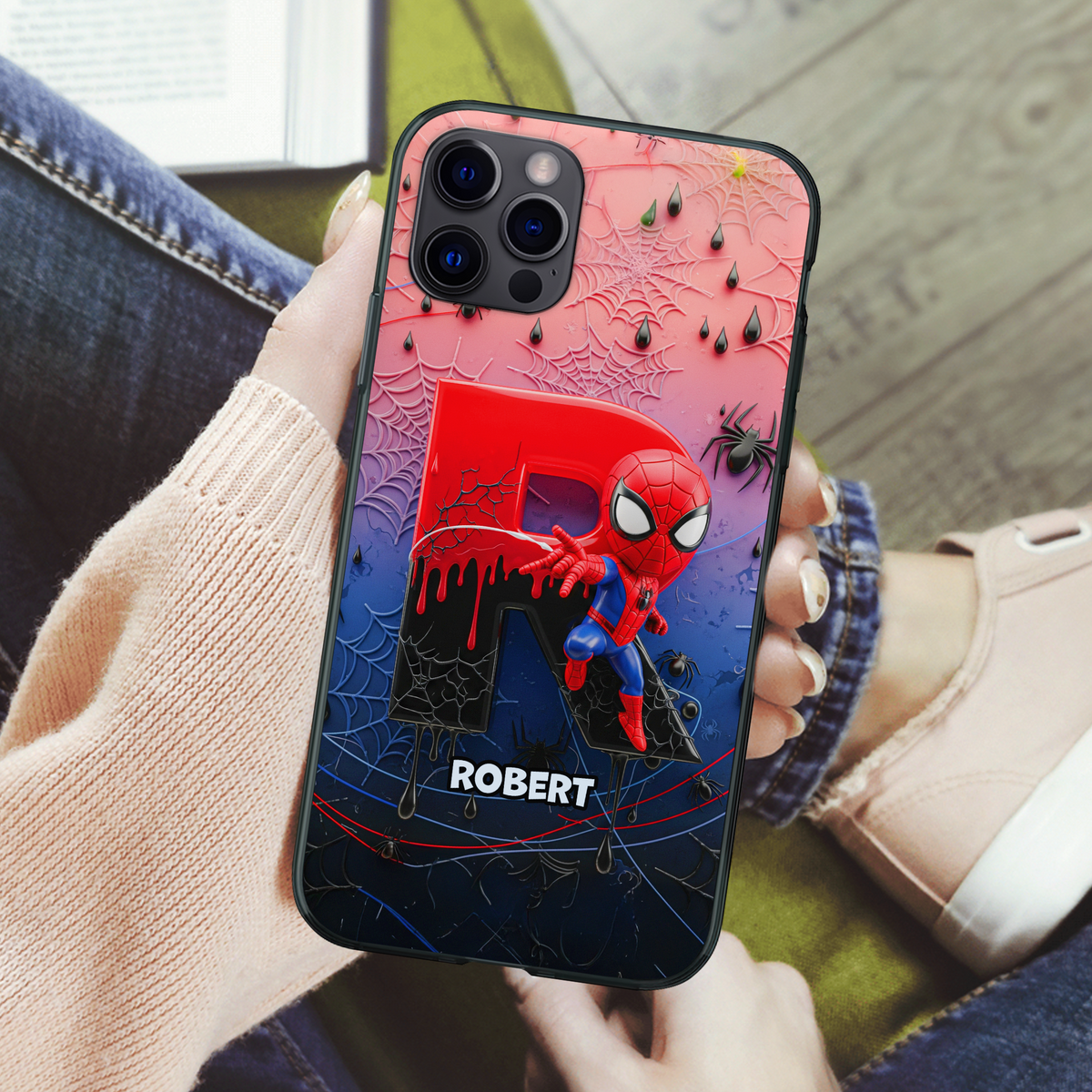 Wall-Crawler Alphabet Phone Case - Personalized Gifts For Fans 01ohpu110625-Homacus