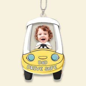 Personalized Custom Photo Gifts For Parents, Car Hanging Acrylic Ornament 05KAMH051024-Homacus