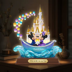 Romantic Castle Light Box Personalized Gifts For Couple 06OHDT271125-Homacus