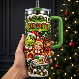 Cute Holiday Mischief Tumbler - Personalized Christmas Gifts 06padt061026-Homacus
