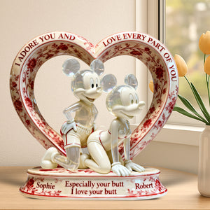 Playful Couple Plaque - Personalized Gifts For Couple 04ohqn171225-Homacus