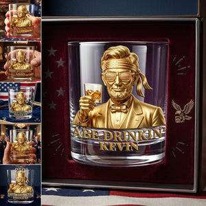 Great Man Drinking Glass - Personalized Gifts For Patriots 01huta280526-Homacus