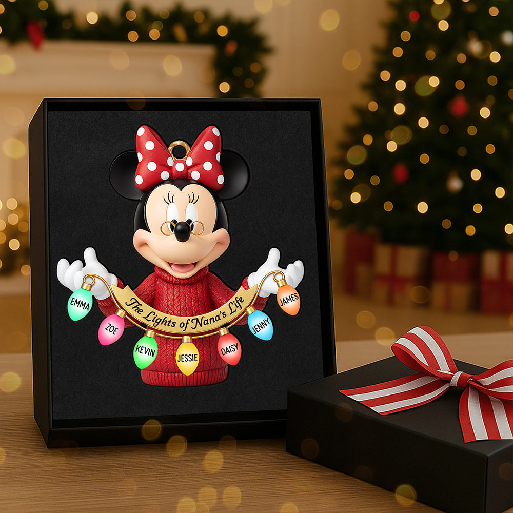 The Lights Of Grandma Acrylic Ornament - Personalized Gift For Grandma 01NATA011125-Homacus