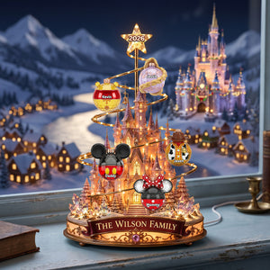 Magical Castle Family Acrylic Light Box - Personalized Gifts For Christmas 03nata210826-Homacus