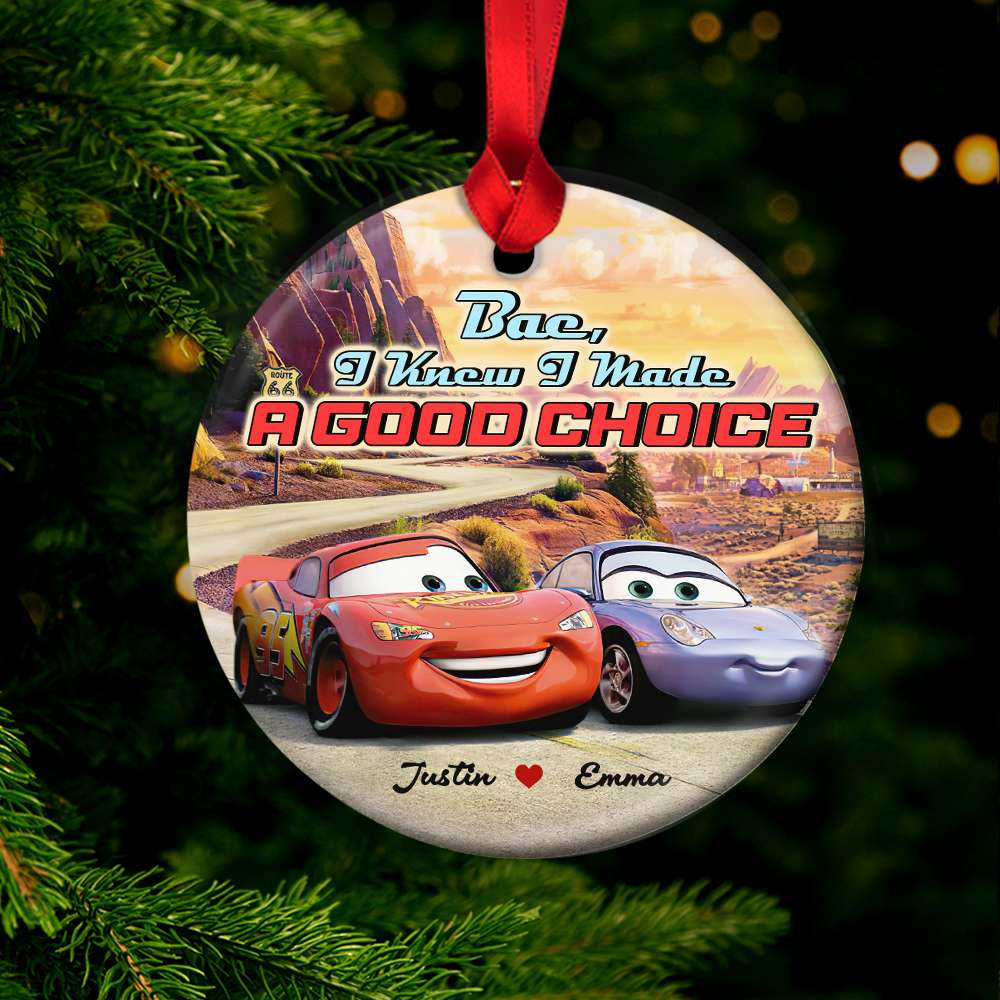 Couple I Made A Good Choice 01tohn291123 Personalized Ceramic Ornament LMQN-Homacus
