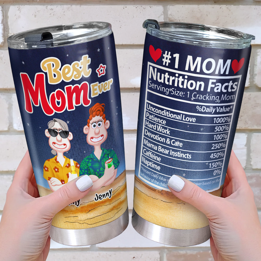 Personalized Gifts For Mom Tumbler Best Mom Ever 02TODT010325PA-Homacus