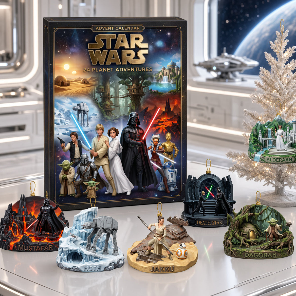 24 Planets Adventure Blind box - Personalized Gifts For Fans Christmas Advent Calendar Blind Box 02NALU261026-Homacus