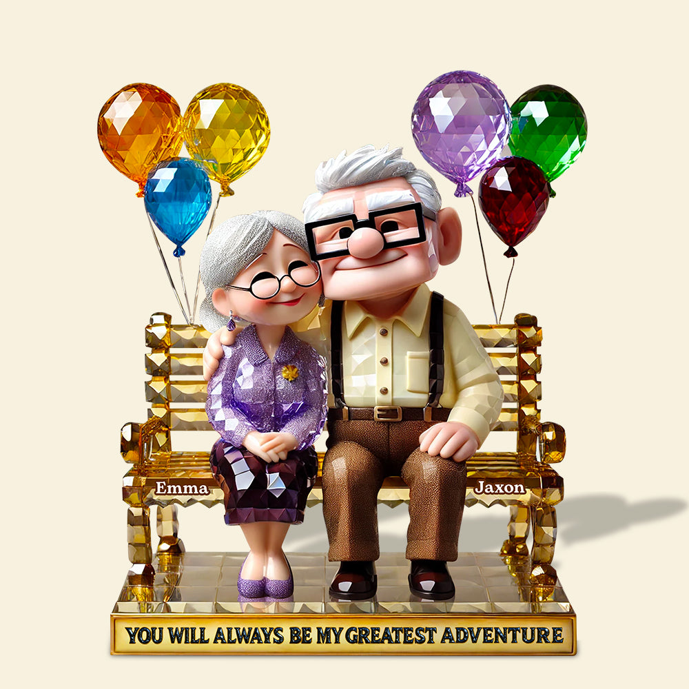 Romantic Couple Acrylic Plaque Personalized Christmas Gifts For Couple 04TGDT030525-Homacus