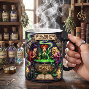 Spooky Brew Magic Mug - Personalized Gift For Witch Lovers 03HATN280726-Homacus