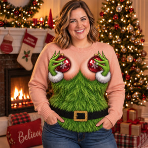 Funny Merry Mischief Ugly Sweater - Personalized Gifts For Her 05nalu160926