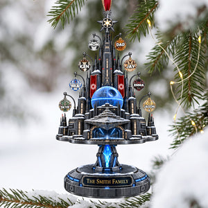 Christmas Tree Universe Ornament - Personalized Gifts For Family Christmas Ornament 03OHTA300926-Homacus