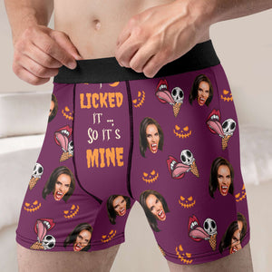 Custom Photo Halloween Gifts For Husband Men's Boxers 01ACDT050824-Homacus