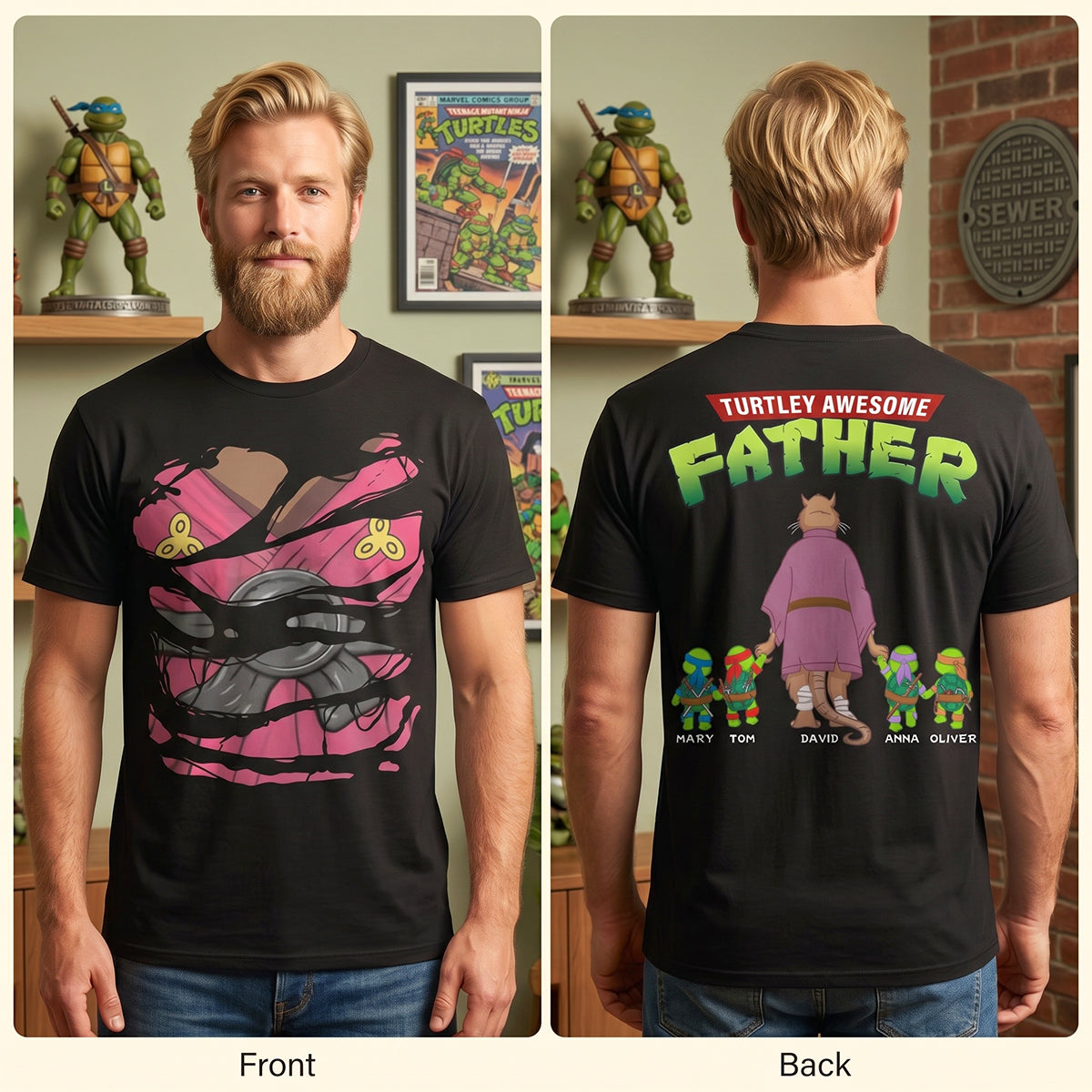 The Ultimate Father Shirt - Personalized Gifts For Dad 02NATN300426-Homacus