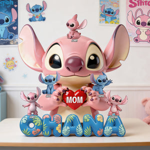 Cute Aliens Family Acrylic Plaque - Personalized Gifts For Mom 01natn070226-Homacus