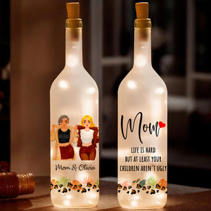 Personalized Gifts For Mom Daughter Bottle Lamp Like Mother Like Daughter 03NADT130225PA-Homacus