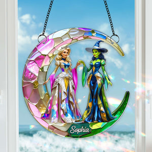 Good x Green Witch Suncatcher Ornament - Personalized Gifts For Musical Fans 05TGLU250725-Homacus