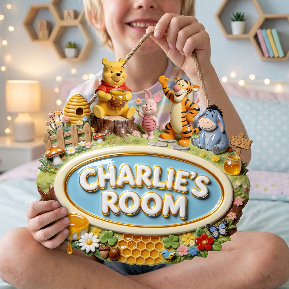 Sweet Little Space Acrylic Sign - Personalized Gifts For Kids 01PGTA130726-Homacus
