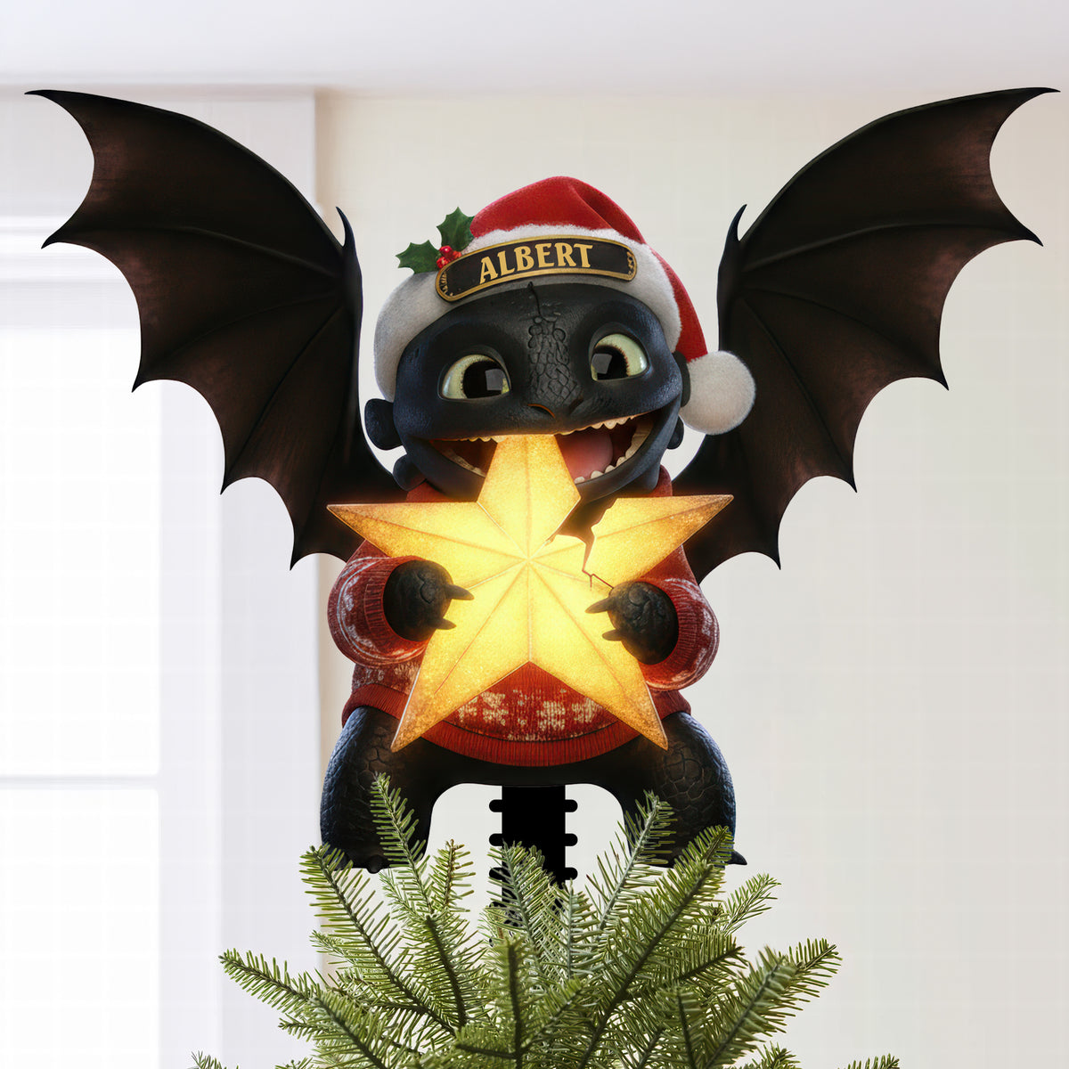Fantasy Tree Topper - Personalized Christmas Gifts 06TGQN181125-Homacus
