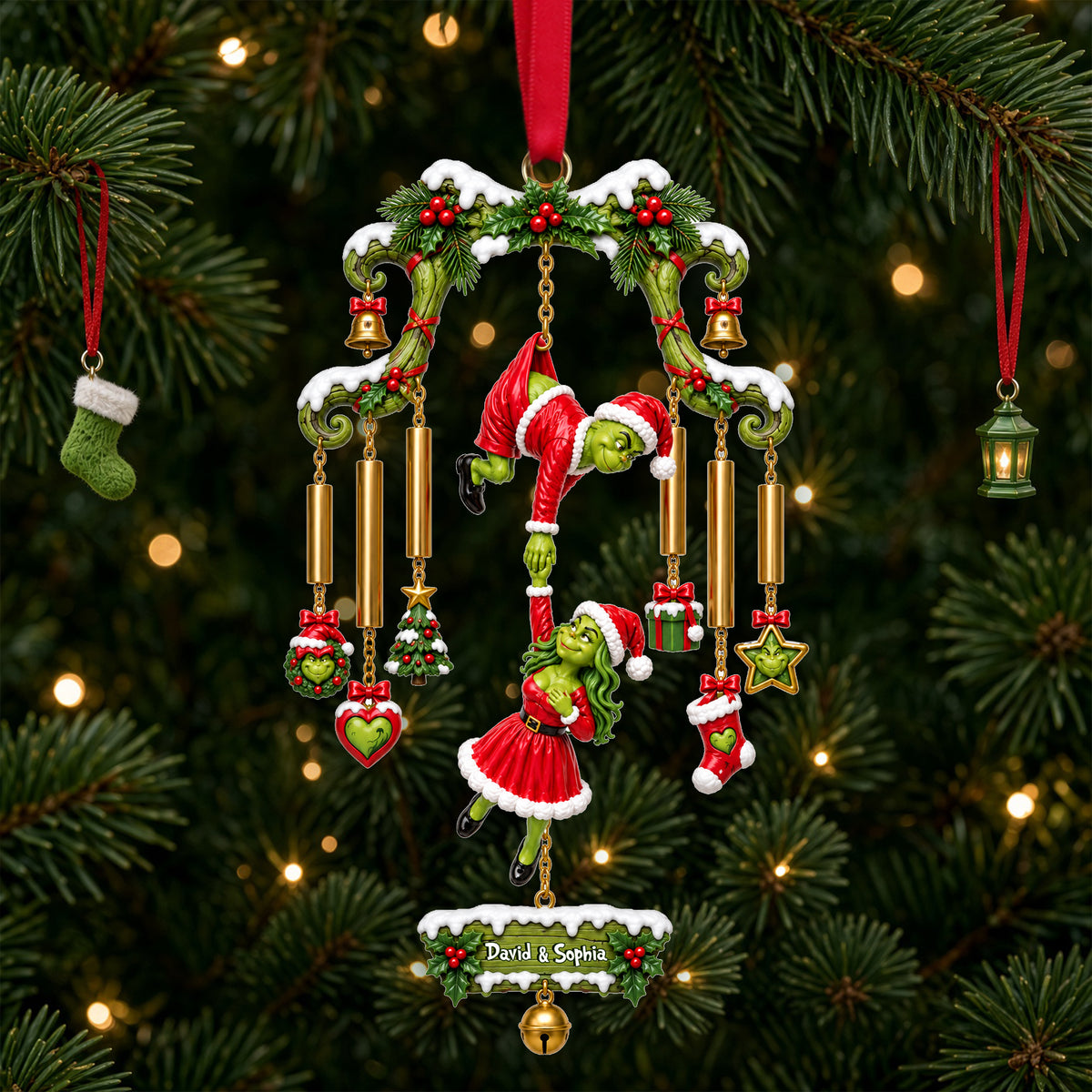 Naughty Couple Christmas Ornament - Personalized Gifts For Couple 02ohlu120926