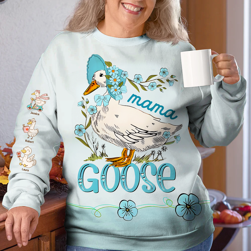 Personalized Gifts For Mom 3D Shirt Mama Goose 01xqpu130325-Homacus