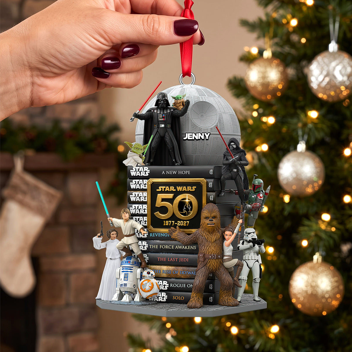 50th Anniversary Christmas Ornament - Personalized Gifts For Cosmic Lovers 01hutn220926