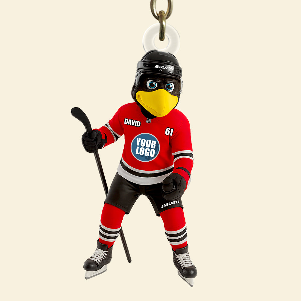 Festive Team Spirit Keychain – Personalized Gifts For Sports Lovers 01HUDT270625-Homacus