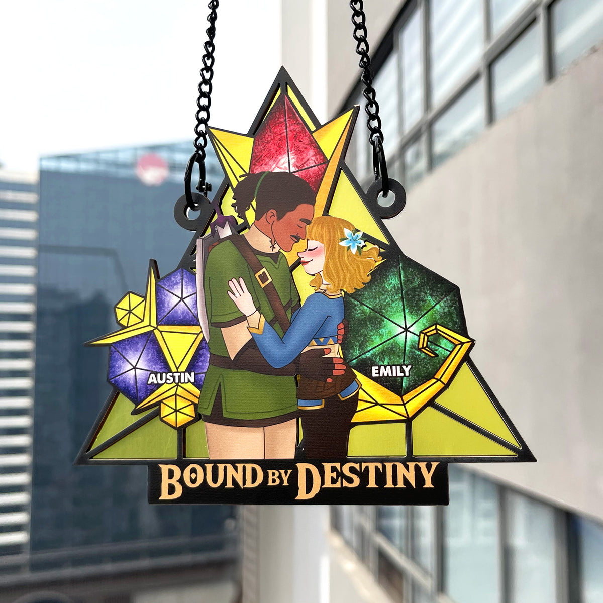 Couple Suncatcher Ornaments - Personalized Gifts 03ohti110225hg-Homacus