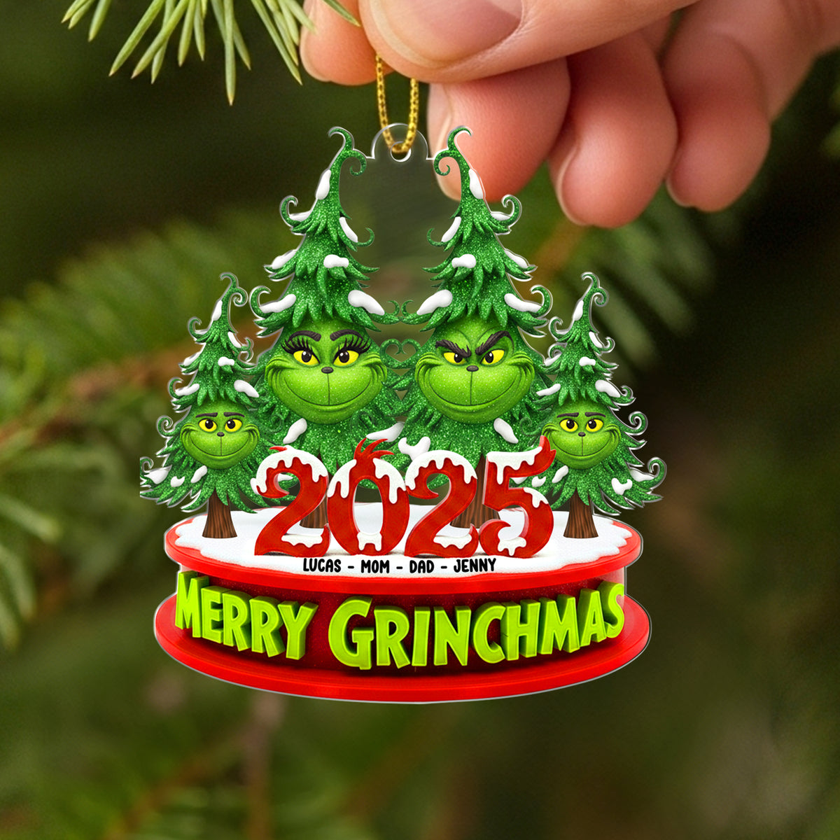Personalized Gifts For Family Christmas Ornament 02tgtn110925-Homacus