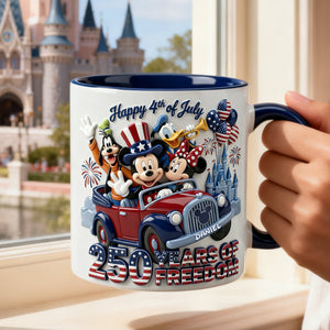 Celebrate USA’s 250th Anniversary Coffee Accent Mug- Personalized Gifts For Patriots 01PALU230226-Homacus