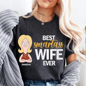 Personalized Gifts For Wife Shirt Funny Best Wife Ever 02OHDT190325HG-Homacus