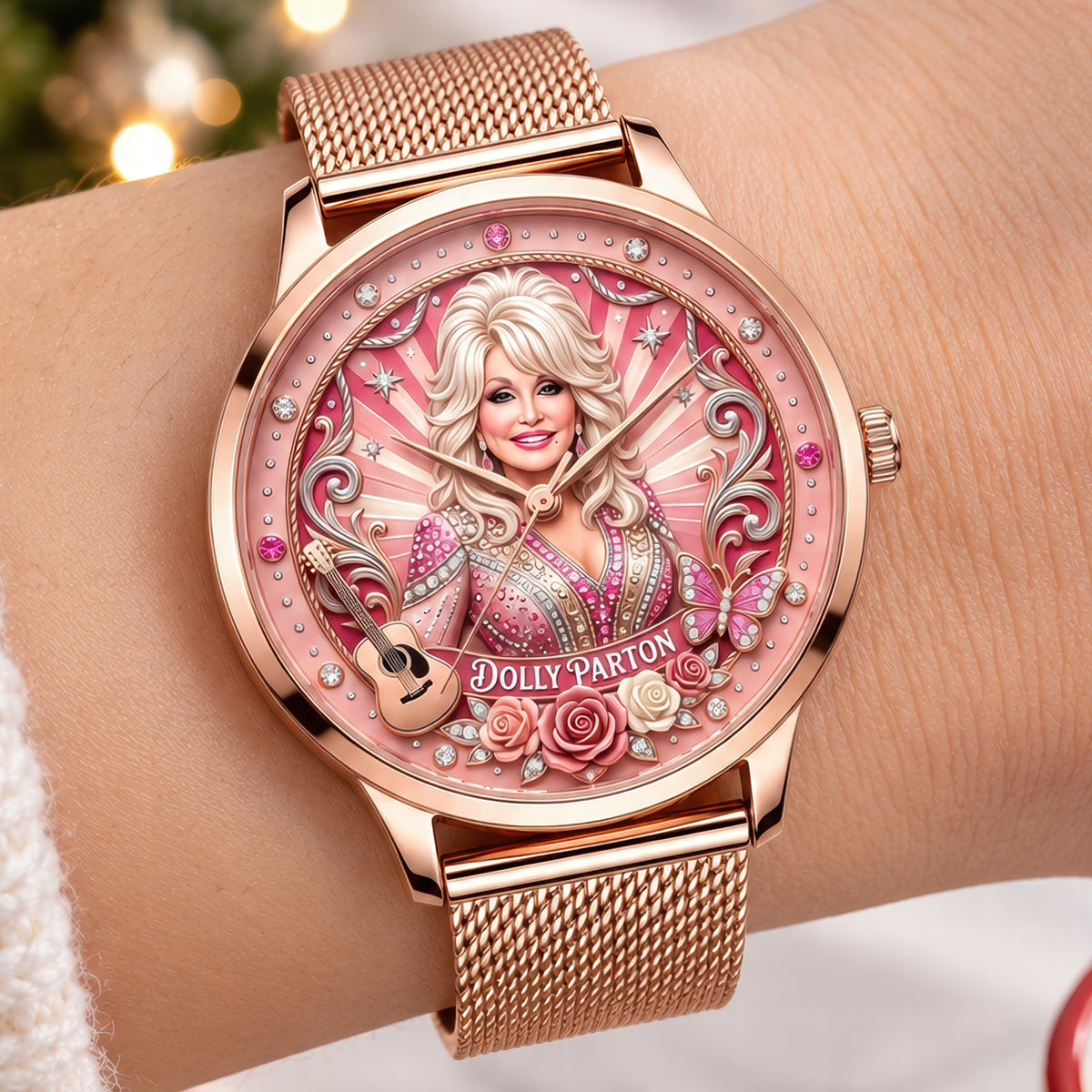 Memorial Famous Singer Mesh Strap Quartz Watch - Personalized Gifts For Fans 04NAQN230926
