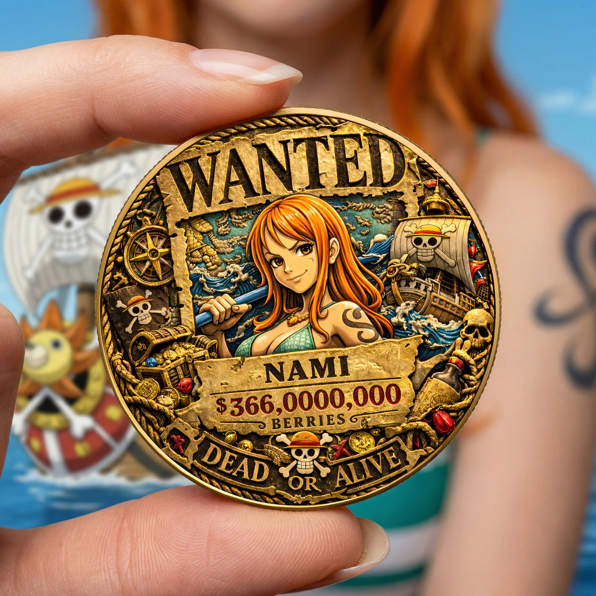 Adventures Characters Printed Metal Coin - Personalized Gifts 01toqn240326-Homacus