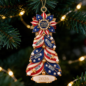 Proud Family Christmas Tree - Personalized Gifts For Patriot 03padt150926