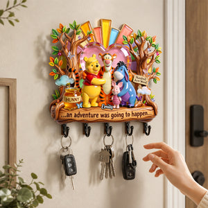 Happy Friends Acrylic Key Hanger - Personalized Anniversary Gifts 03PADH220726