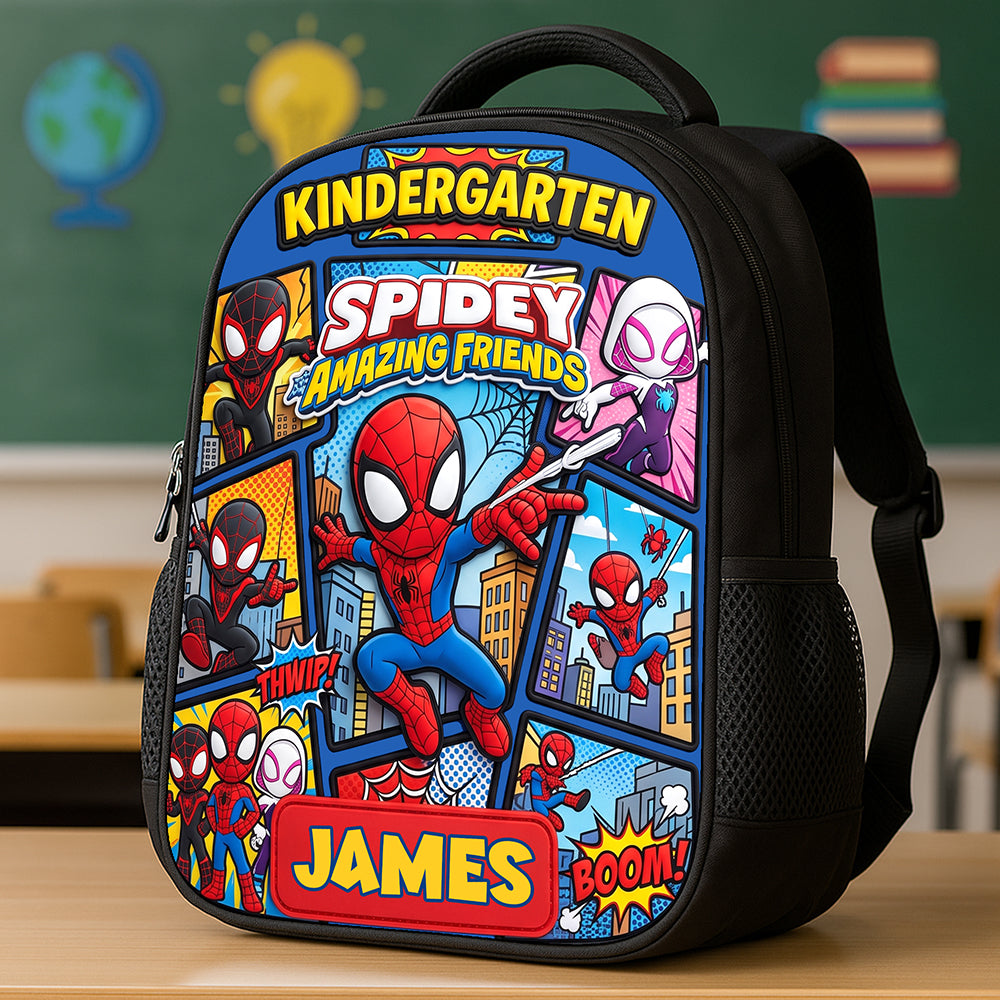 Hero Adventure Backpack - Personalized Gifts For Kids School Bag 01pata020726-Homacus