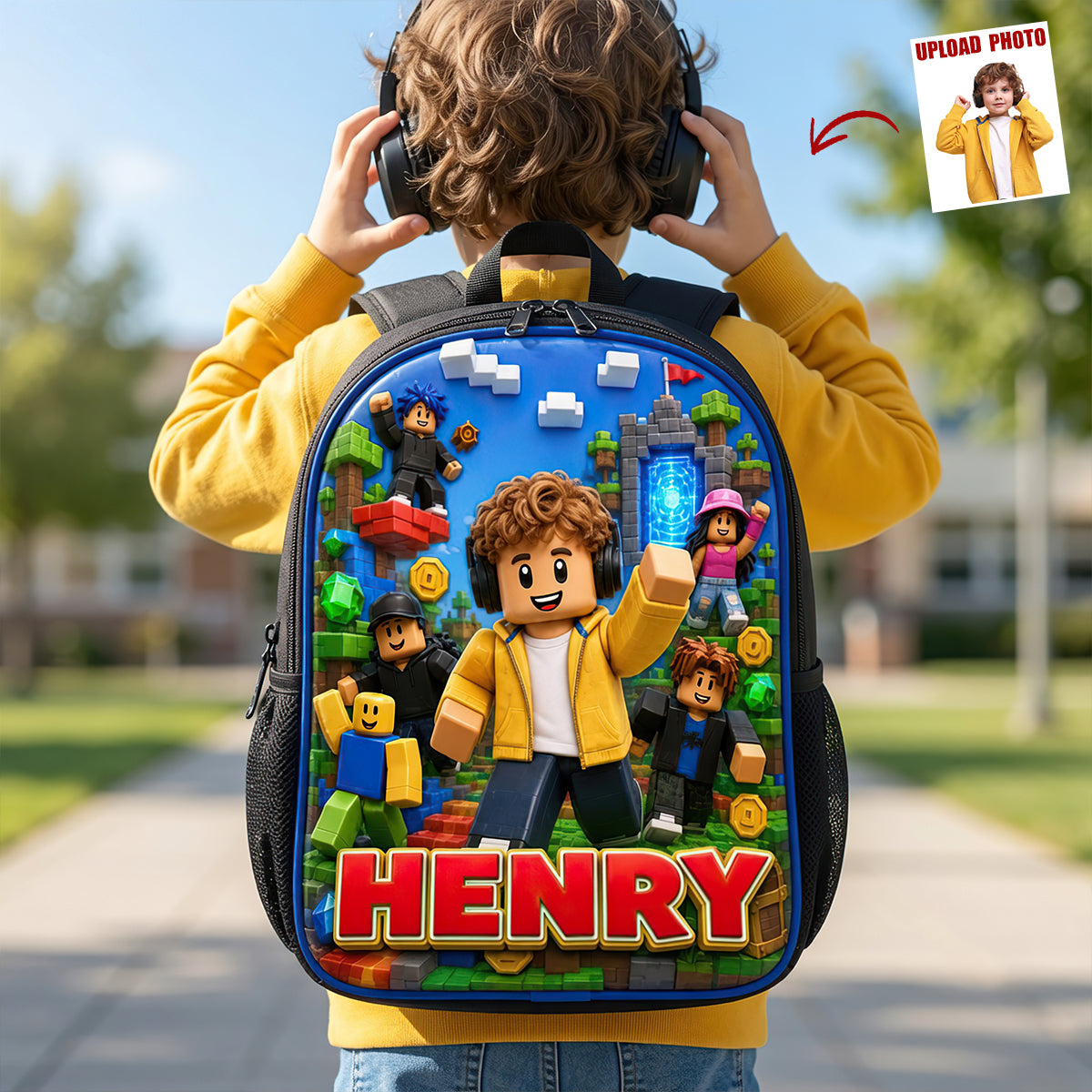 Adventure Kid Backpack - Custom Photo Gifts For Kids 03NADT140726-Homacus