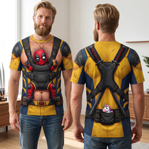 Red & Yellow Chaos Shirt - Personalized Gifts 04TYTN170726-Homacus