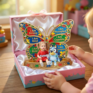 Autism Kid Acrylic Plaque Custom Photo - Personalized Gifts For Autism Awareness 02nalu170326-Homacus