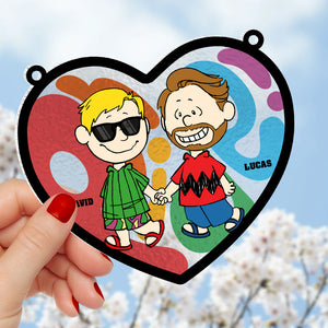 Personalized Gifts For Couple Suncatcher Ornament 02totn200624hh-Homacus