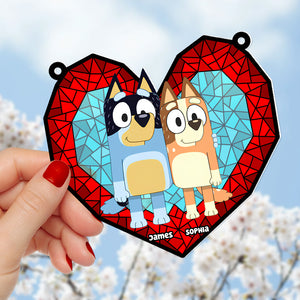 Personalized Gifts For Couple Suncatcher Ornament 02natn150524-Homacus