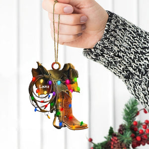 Personalized Gifts For Horse Lovers Christmas Ornament 01OHDT211124-Homacus