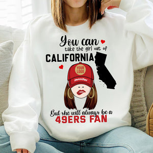 Personalized Gift For American Football Girl Shirt, Always Be A Fan 02QHQN131224-Homacus