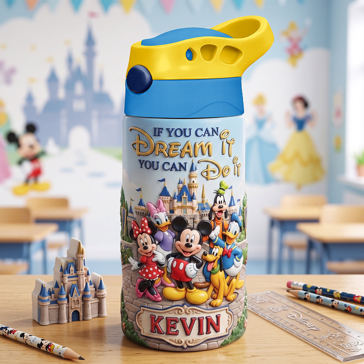 Happy Friends 12oz Colorful Kid Tumbler Personalized Gifts For Kids 03TYTA270726-Homacus