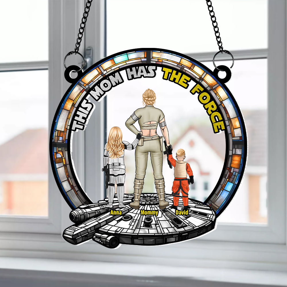 Personalized Gifts For Sci-Fi Mom Suncatcher Ornament 03qhtn130225hhhg-Homacus